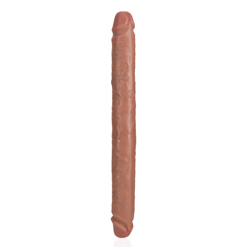 Real Rock Double Gode Straight Slim 35.5 x 3.8cm Marron